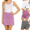 Women's Skirt Skorts avec Shorts intérieurs