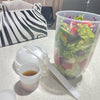 Tasse à salade portative légère Mason