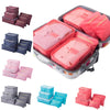 6 PCS Sacs D’Emballage De Bagages En Cube Rangement Voyage