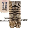 Chaussettes 3D Animal Patte- [TAILLE UNIQUE]