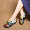Casuel Confort Chaussures Plates en Cuir pour Femmes
